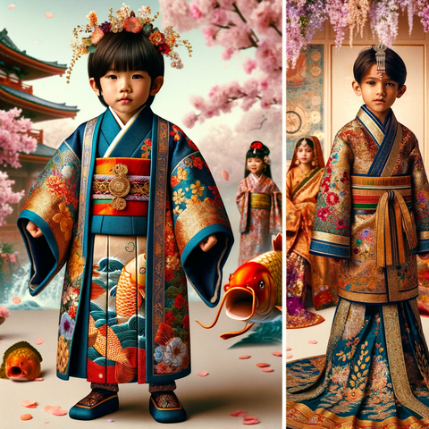 Traditional Indian outfits for children