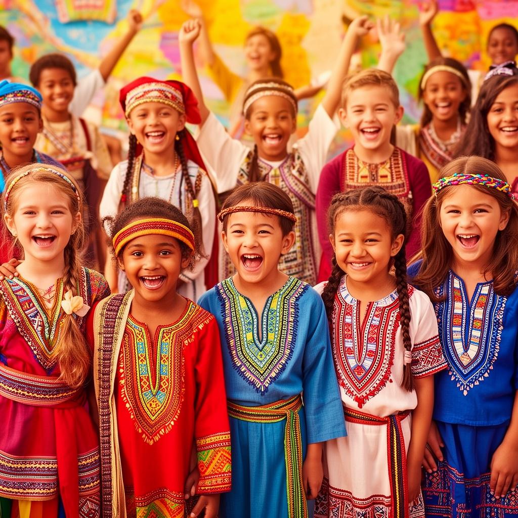 Voyage à travers le monde : Découverte des traditions vestimentaires pour enfants